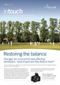 Summer 2013 - Restoring the balance