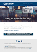Commercial focus: Making our experience work for you