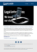 Legal indemnities: We know our stuff